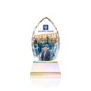 Grossman Full Color on Helton Prismatic Peaks Crystal Trophy