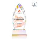 Marinello Full Color on Base Prismatic Peaks Crystal Trophy