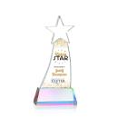 Manolita Full Color Prismatic Crystal Trophy