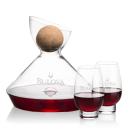 Woodbury Carafe w/Cork Stopper & Hayden Stemless Wine