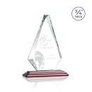 Crowell Rosewood Crystal Trophy