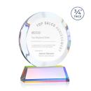 Delarosa on Helton Base Prismatic Circle Crystal Trophy