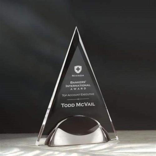 Awards and Plaques - Acrylic Trophies - Pyramid Pyramid Acrylic Trophy