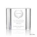 Whalen Clear Rectangle Crystal Trophy