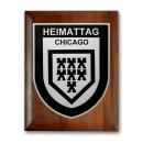 Etch/Oxidized Plaque - Walnut Rolled Edge