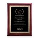 Diamond Rosewood Plaque - Rosewood/Black Elegance