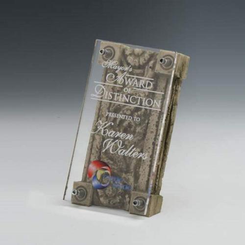 Awards and Plaques - Acrylic Trophies - Ayers Rectangle Acrylic Trophy