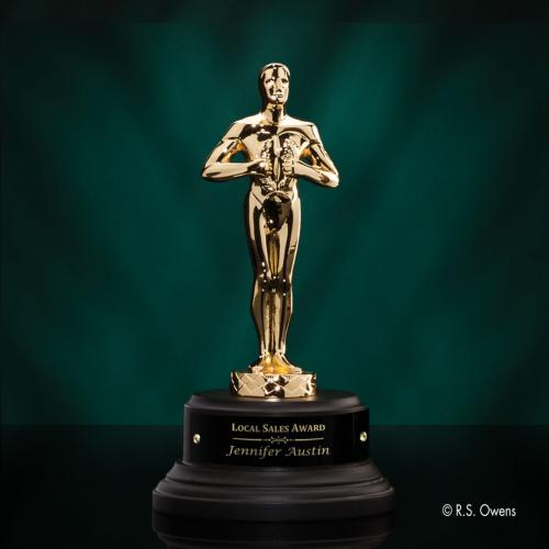 Trophies - Premium Metal Trophies - Classic Achievement Metal on Ebony Trophy