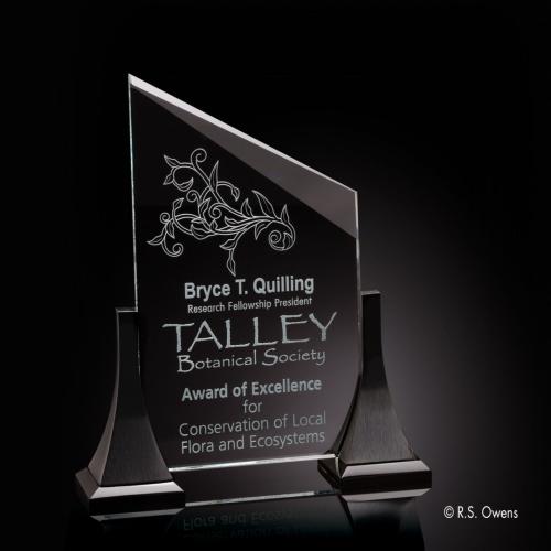 Awards and Plaques - Crystal Trophies - Gentry Peaks Crystal Trophy