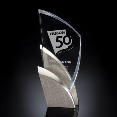Awards and Plaques - Acrylic Trophies - Shapiro Peaks Acrylic Trophy