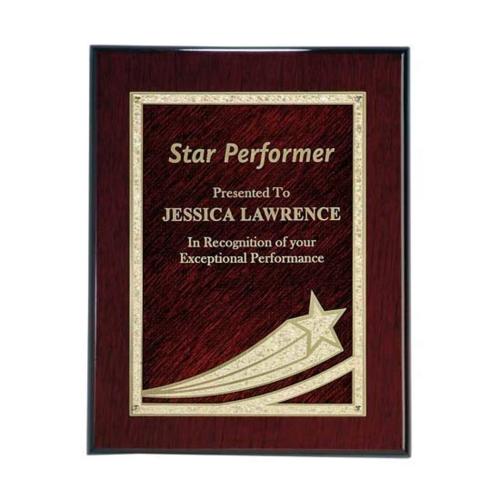 Awards and Plaques - Wall Plaque Awards - Star Plaque