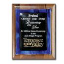 Metallic Avery Rectangle Glass Trophy