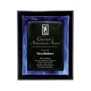 Metallic Avery Plaque - Black/Blue
