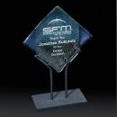 Dark Hendrickson Glass Trophy