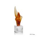 Amber Schneider Flame Glass Trophy