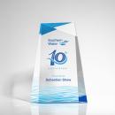 Blue Topaz Full Color Peaks Acrylic Trophy