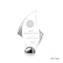 Valentine Hemisphere Kirkland Engraved Flame Acrylic Trophy