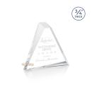 Quezada Triangle Gold Pyramid Acrylic Trophy