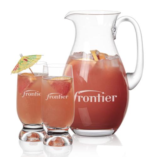Custom Barware Glasses - Cocktail Glasses - Betts Pitcher & Montano Cocktail