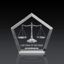 Costa 3D Polygon Crystal Trophy