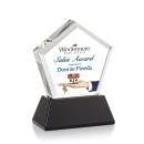 Costa Full Color on Base Black Polygon Crystal Trophy