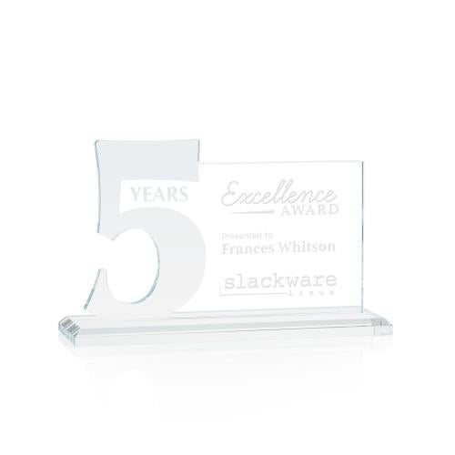 Awards and Plaques - Crystal Trophies - McGrath Clear Crystal Trophy