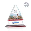 Mayer Full Color Wood Crystal Trophy