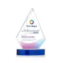 Tidwell Full Color Blue Crystal Trophy