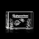 Gibbons Cube 3D Rectangle Crystal Trophy