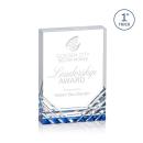 Macdonald Blue Rectangle Acrylic Trophy