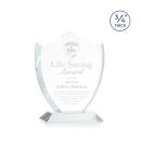 Escamilla Shield Clear Unique Crystal Trophy