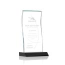 McClure Black Rectangle Crystal Trophy