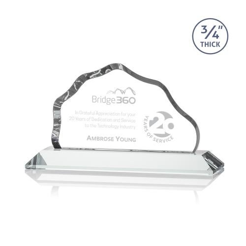 Awards and Plaques - Crystal Trophies - Hagen Clear Crystal Trophy