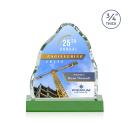 Hobbs Full Color Green Crystal Trophy
