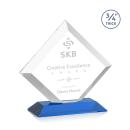 Carlson Sky Blue Crystal Trophy