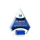 Norman Full Color Blue Crystal Trophy