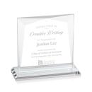 Paulson Clear Square / Cube Crystal Trophy