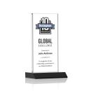 Stanley Full Color Black Rectangle Crystal Trophy