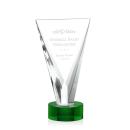 Michaels Green Unique Crystal Trophy