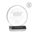 Juarez Black Circle Crystal Trophy