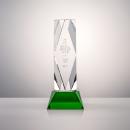 President on Base Green Crystal Trophy