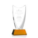Singleton Amber Peaks Crystal Trophy