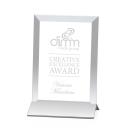 Boswell Silver/Vertical Rectangle Crystal Trophy
