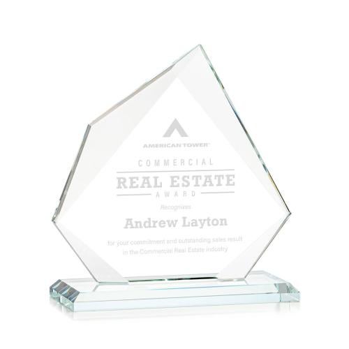 Awards and Plaques - Crystal Trophies - Hoang Clear Peaks Crystal Trophy
