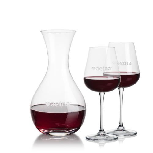 Custom Barware Glasses - Carafes - Thomas Carafe & Cooley Wine