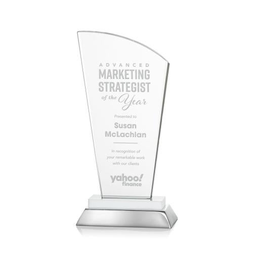 Awards and Plaques - Crystal Trophies - Pollard Fagan Peaks Crystal Trophy