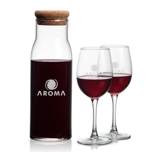 Custom Barware Glasses - Carafes - Burns Carafe & Barrera Wine