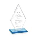 Spicer Sky Blue Crystal Trophy