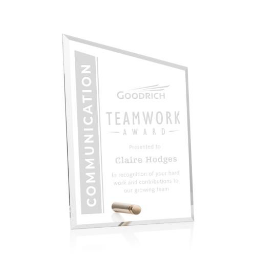 Awards and Plaques - Acrylic Trophies - Jewell Peak Gold Peaks Acrylic Trophy