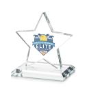 Gamboa Star Full Color Starfire Crystal Trophy